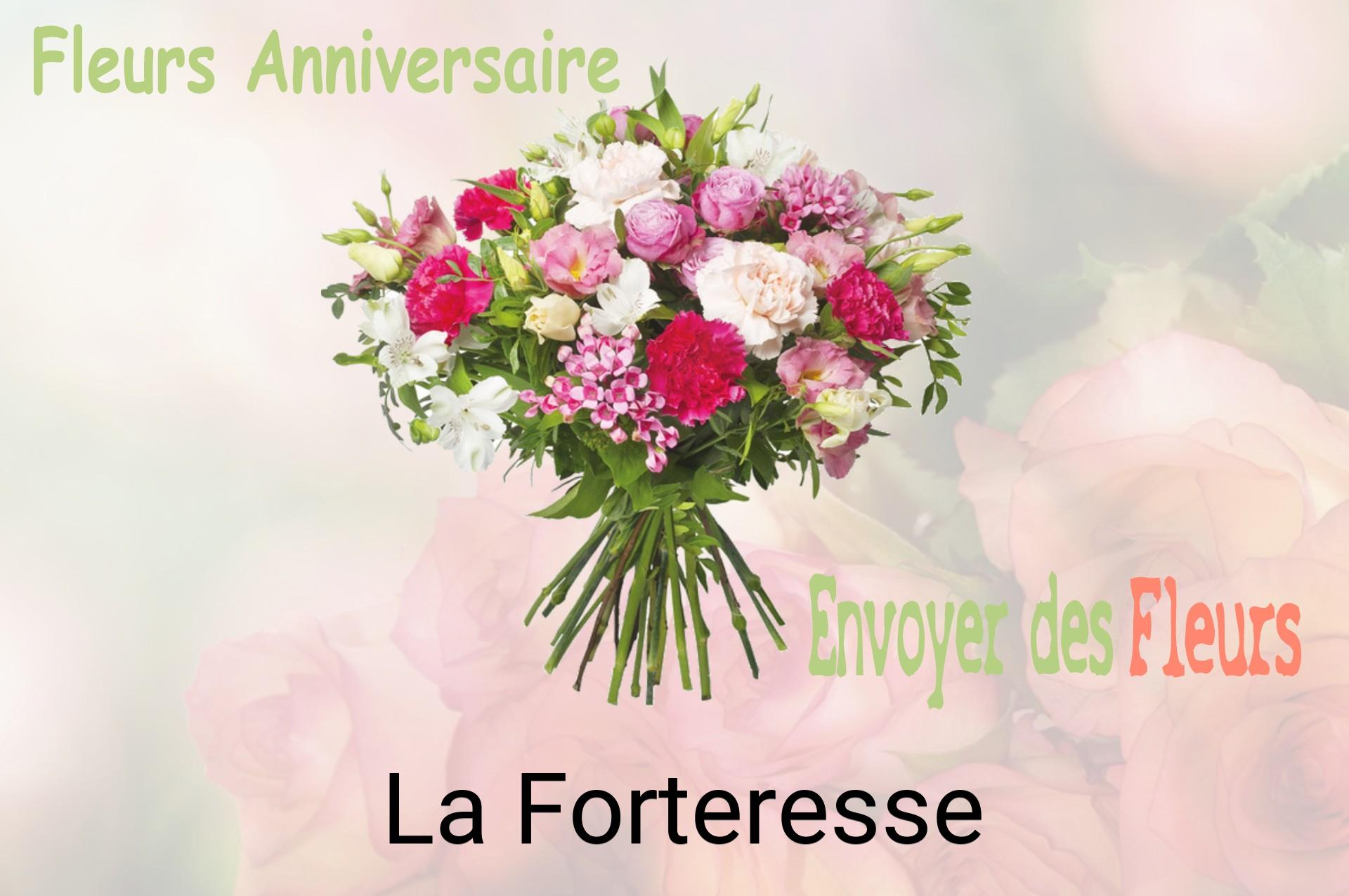 Bouquet de fleurs d’anniversaire livré à La Forteresse