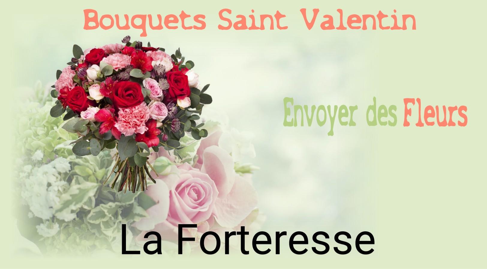 Roses de Saint-Valentin livrées à La Forteresse
